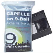 capelle on 9-ball book & vhs, 9-ball book & vhs