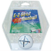 e-z shot cue ball, e-z shot, cue ball aim trainer