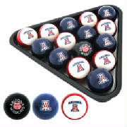 arizona wildcats pool balls, wildcats ball sets   