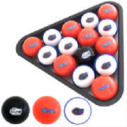 florida gators, gators, florida gators pool balls 