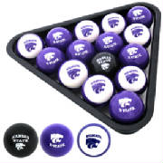 kansas wildcats, kansas pool balls, wildcats, pool