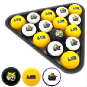 lsu tigers, tigers, lsu pool balls, tigers pool 