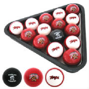 maryland terrapins, maryland, terrapins pool balls