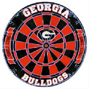 georgia bulldogs dartboard, georgia, bulldogs dart