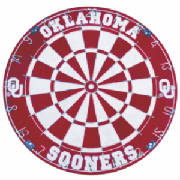 oklahoma sooners dartboard, sooners dartboard 