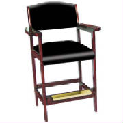 mahogany paded spectator chair, spectator chair 