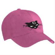 pink pussycat hat, pink runout hat, pink pool hat 