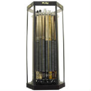 fury rotating cue display case, 24 cue display 