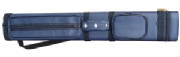 blue cue case, blue 3 shaft 6 butt cue case,      