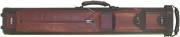 black and wine rolling pool cue case, rolling case
