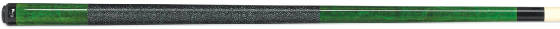 green viking pool cue, green viking cue, green cue