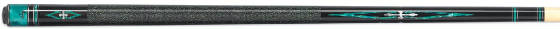 ebony & pearl viking pool cue, pearl viking cue