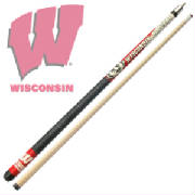 wisconsin badgers pool cue, badgers pool cue      