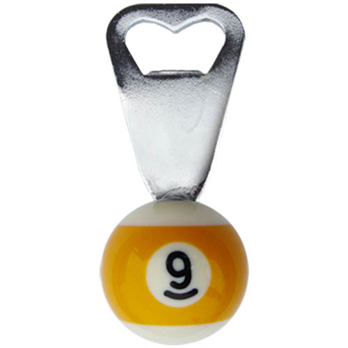 9-ball bottle opener, 9-ball, bottle opener, pool 