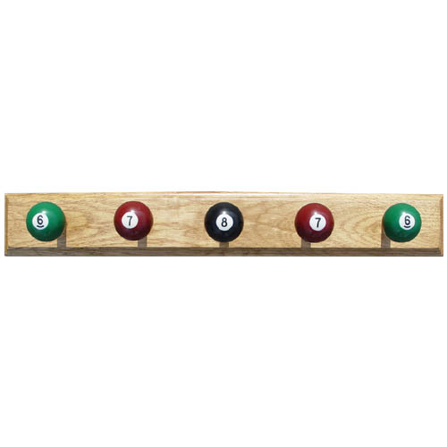 pool ball coat rack, coat rack, pool coat rack 