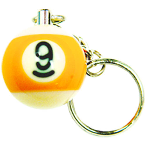 9-ball keychain, 9-ball, key chain, pool keychain 