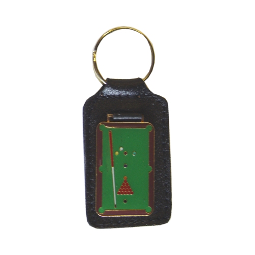 pool key chain, leather, leather pool key chain 