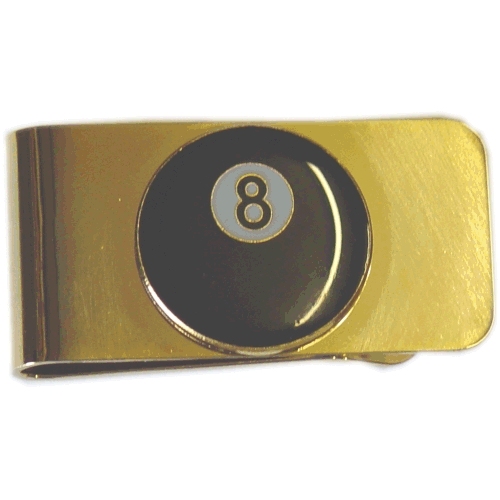 8-ball money clip, money clip, 8-ball, pool clip