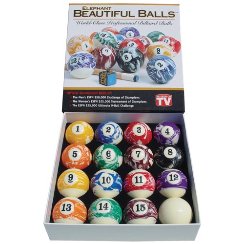 New Factory Sealed Elephant Beautiful Balls Pool Table Comple Ball Set Billiards 