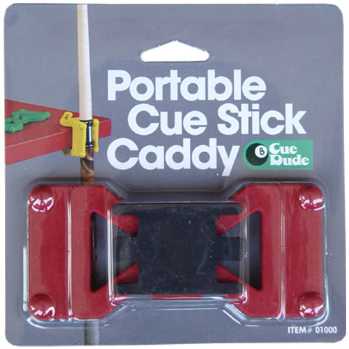 cue dude, cue caddy,  pool dude, pool, cue holder 