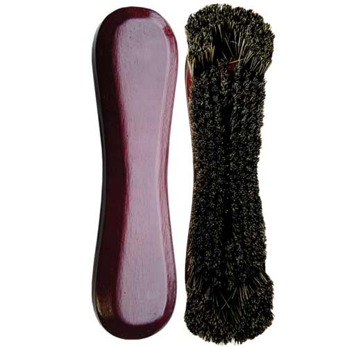 Mahogany pool table brush,horsehair brush, 10 1/2"